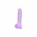 Loving Joy 6 Inch Dildo with Balls Purple additional 3