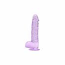 Loving Joy 6 Inch Dildo with Balls Purple additional 1