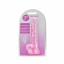 Loving Joy 7 Inch Dildo with Balls Pink additional 4
