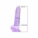 Loving Joy 7 Inch Dildo with Balls Purple additional 4