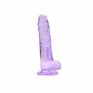 Loving Joy 7 Inch Dildo with Balls Purple additional 3