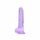 Loving Joy 8 Inch Dildo with Balls Purple additional 1