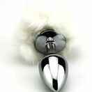 Furry Fantasy White Bunny Tail Butt Plug additional 2