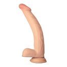 RealCocks Dual Layer Bendable Dildo 10 Inch Vanilla additional 3