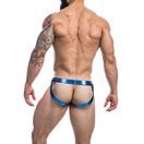 C4M Desire Jockstrap Blue Leatherette additional 4