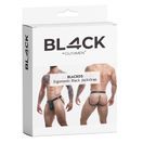 C4M Ergonomic Black Leatherette Jockstrap additional 3