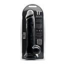 Loving Joy 11 Inch Dildo with Balls Black additional 5