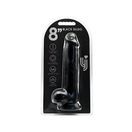 Loving Joy 8 Inch Dildo with Balls Black additional 4