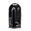 Loving Joy 8 Inch Dildo with Balls Black additional 5
