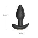 Toosh Remote Controlled Silicone Rotating &amp; Vibrating Butt Plug additional 11