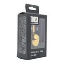 Toosh Gold Metal Butt Plug Large Red Stone additional 8