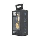 Toosh Gold Metal Butt Plug Medium Red Stone additional 1