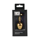 Toosh Gold Metal Butt Plug Medium Red Stone additional 11