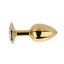 Toosh Gold Metal Butt Plug Small Clear Stone additional 4