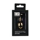 Toosh Gold Metal Butt Plug Small Clear Stone additional 9