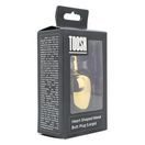 Toosh Heart Shaped Gold Butt Plug with Red Stone Large additional 8