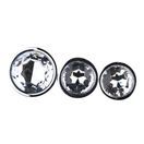 Toosh Metal Butt Plug Silver Set of 3 Clear Stone additional 8