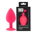 Toosh Pink Silicone Butt Plug Large additional 1