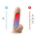 SilexD 8.5 inch Remote Controlled Vibrating Girthy Silicone Dildo additional 8