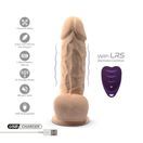 SilexD 8.5 inch Remote Controlled Vibrating Girthy Silicone Dildo additional 1