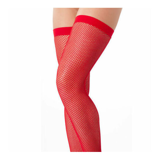 Sexy Red Fishnet Stockings
