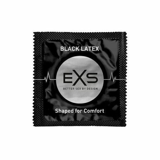 EXS Black Latex Condoms (200 Pack)