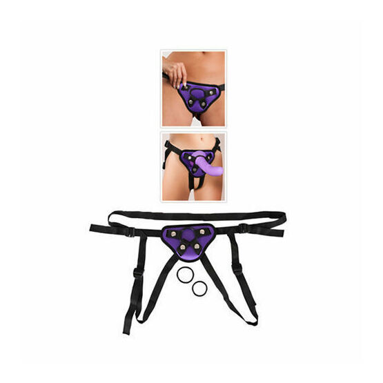 You2Toys Purple And Black Universal Harness