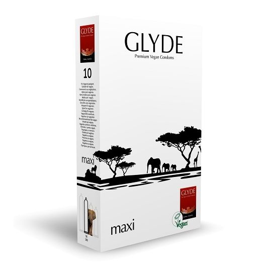 Glyde Ultra Maxi Vegan Condoms 10 Pack
