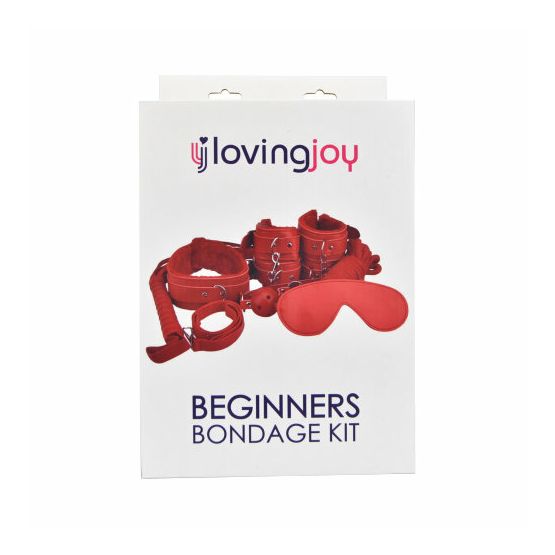 Loving Joy Beginner's Bondage Kit Red (8 Piece)