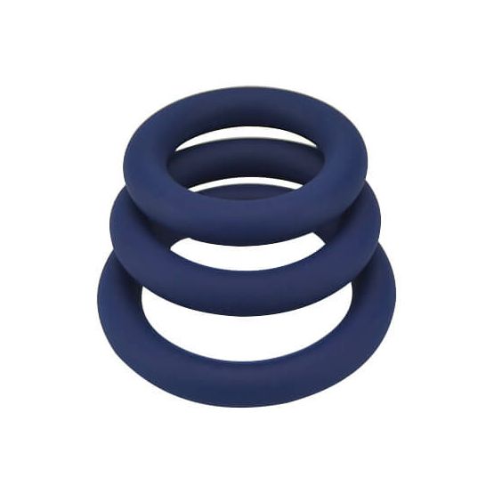 Loving Joy Thick Silicone Cock Rings 3 Pack