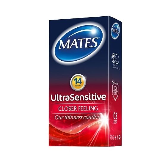 Mates Ultra Sensitive Condoms 14 Pack
