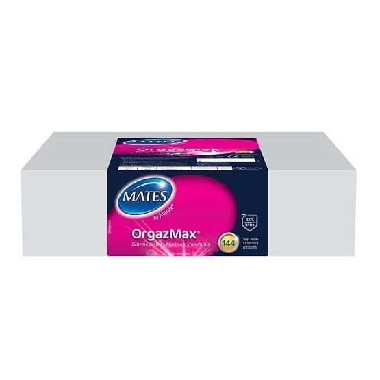Mates OrgazMax Condoms 144 Clinic Pack