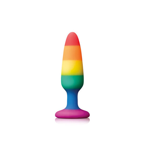 NS Novelties Pride Pleasure Plug Rainbow Small